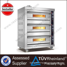 Full Series Luxury Hotel Equipment Stainless Steel Body Gas Deck Oven